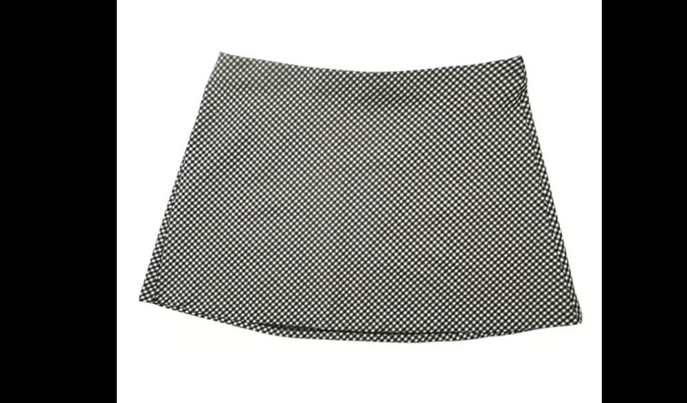 Garage Check Mini Skirt - XL